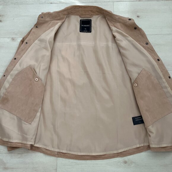 BLANK NYC 100% Goatskin Suede Men's Shirt Jacket Size XL - Picture 2 of 6